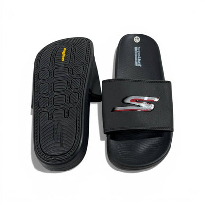 ⚡ Skechers Sport Slides – Black Performance Edition 🖤🔥