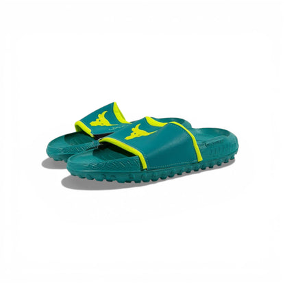 🟢 Under Armour Slides – Green Performance Edition 💪🔥