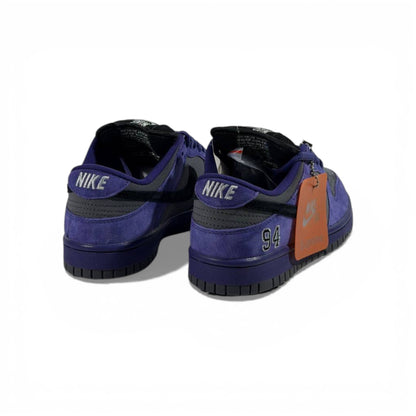 Nike Dunk Low Purple & Grey Sneakers 👟💜🔥 Streetwear Skate Style Shoes – Women & Men Fashion Trainers ✨