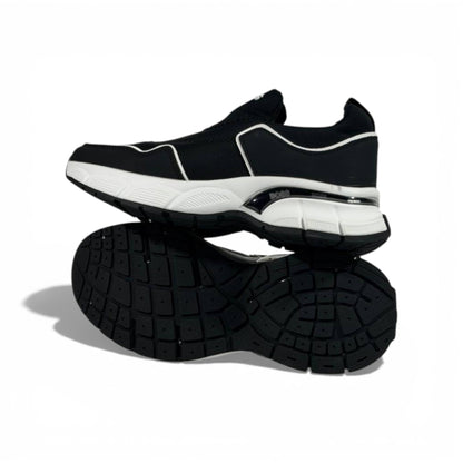 BOSS Black Slip-On Sneakers 👟🖤⚡ Luxury Sport Casual Shoes – Premium Designer Comfort Trainers ✨🔥