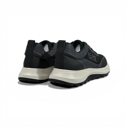 EA7 Emporio Armani Black Performance Sneakers 👟🔥 Luxury Sport Running Shoes – Modern Comfort Trainers ⚡🖤