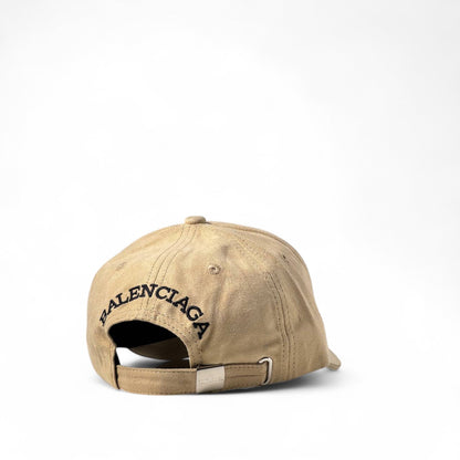 Balenciaga Beige Suede Cap 🏷️ Minimal Luxe Essential