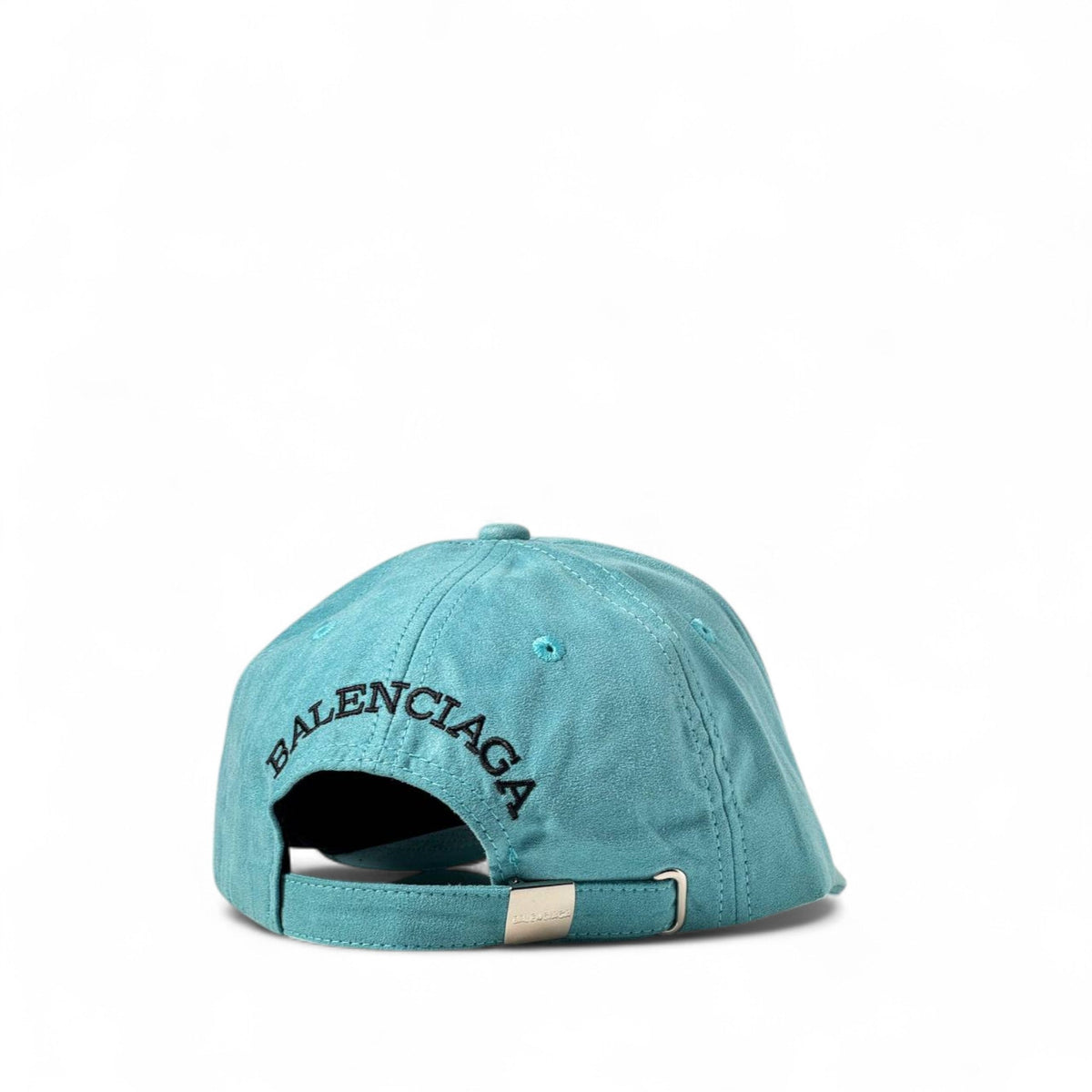 Balenciaga Suede Cap — Teal