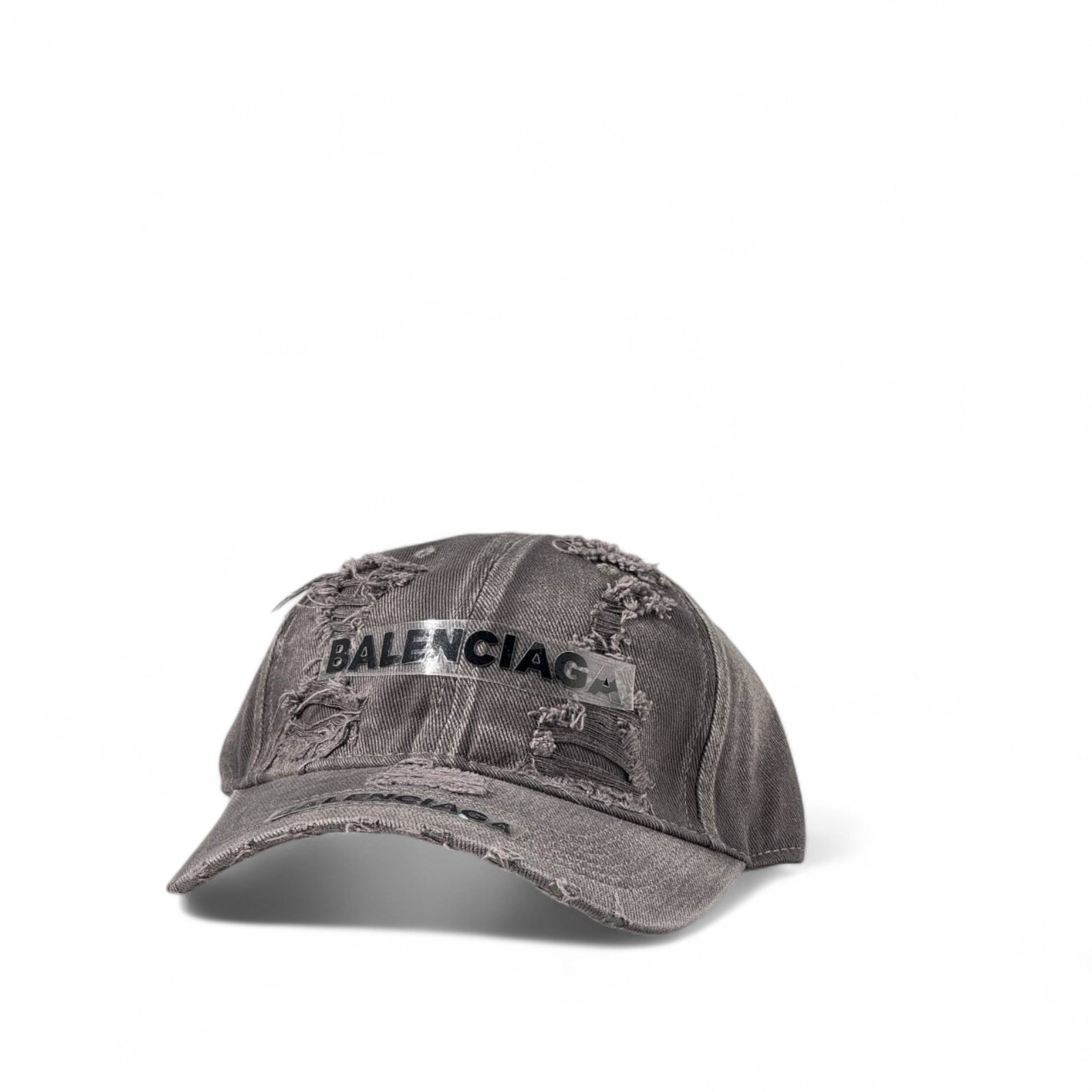 🧢 Balenciaga Destroyed Cap – Grunge Edition 🖤🔥