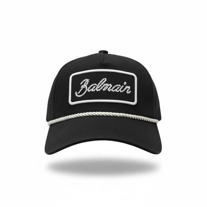 🖤 Balmain Logo Baseball Cap – Black Luxury Designer Hat