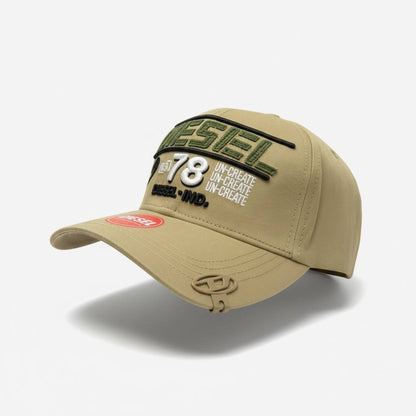 Diesel Military Green Streetwear Cap 🧢🪖🔥 Premium Diesel 78 Baseball Hat – Urban Fashion Style ✨