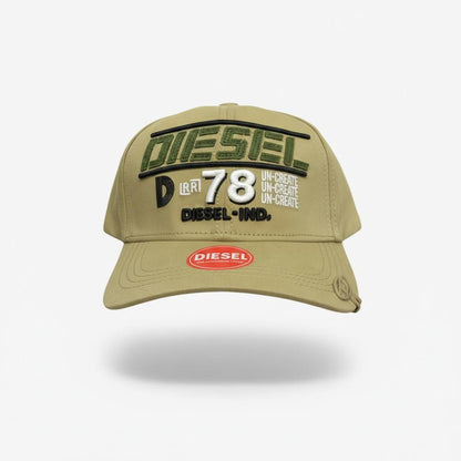 Diesel Military Green Streetwear Cap 🧢🪖🔥 Premium Diesel 78 Baseball Hat – Urban Fashion Style ✨