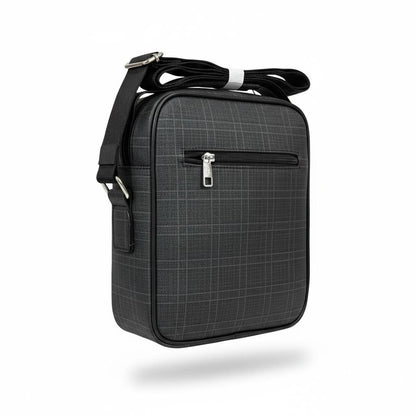 Lacoste Elegant Crossbody Bag – Premium Check Pattern Messenger Bag 🐊🖤✨