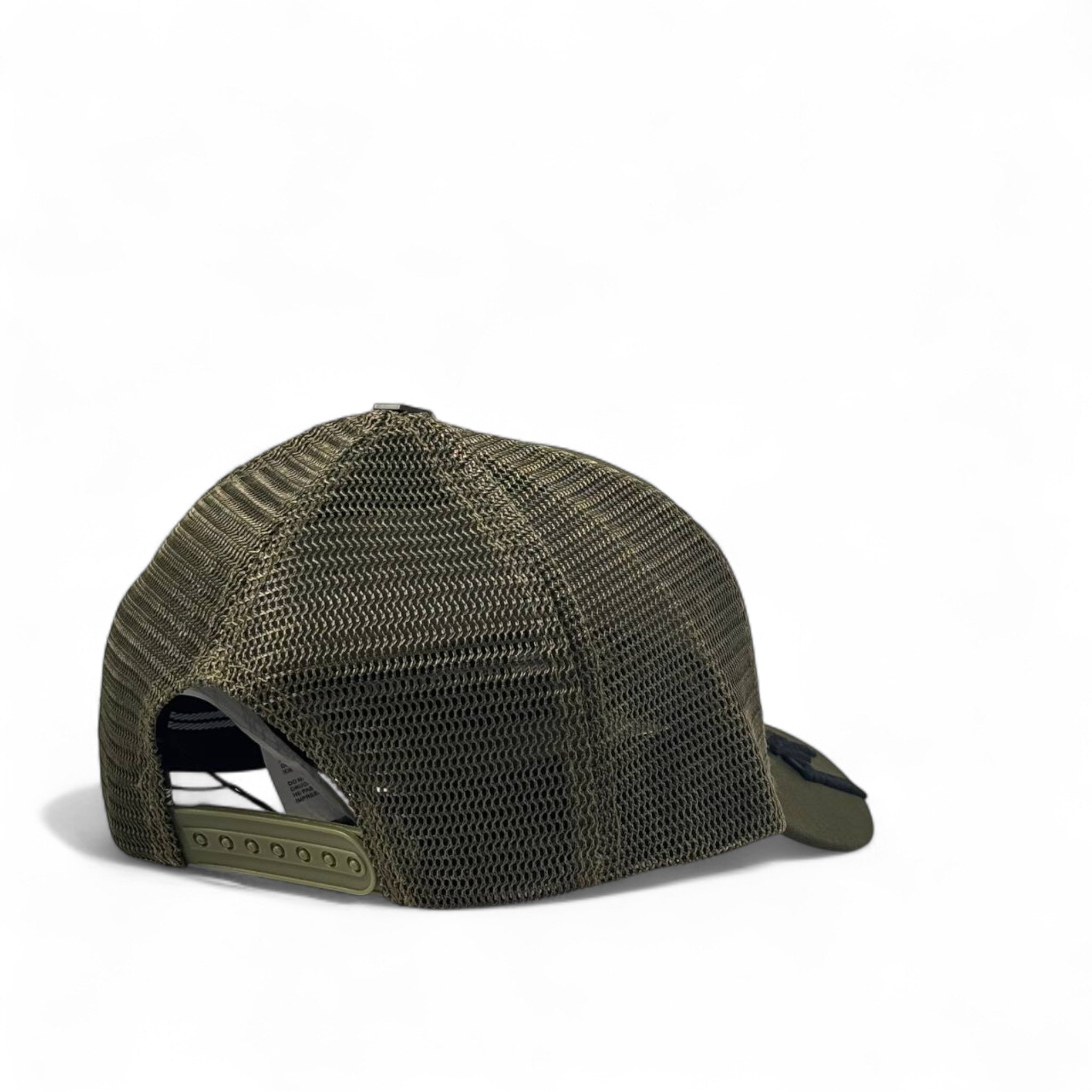 Philipp Plein Skull Trio Cap 💀🪖 | Military Green Trucker Hat