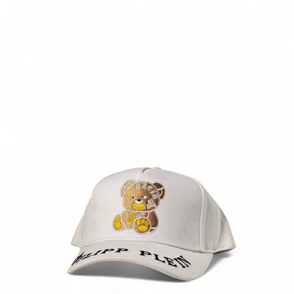 Philipp Plein Teddy Bear Cap 🧸🤍 | Playful Luxury with a Street Edge