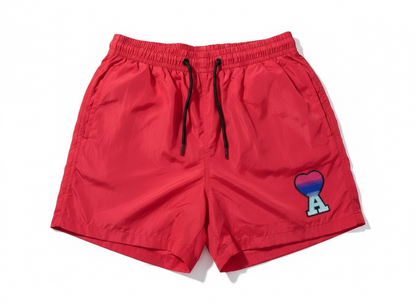AMI Paris Red Swim Shorts ❤️🌊