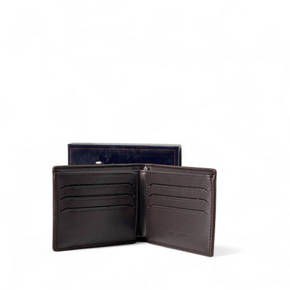 Tommy Hilfiger Classic Brown Leather Wallet 🧳✨