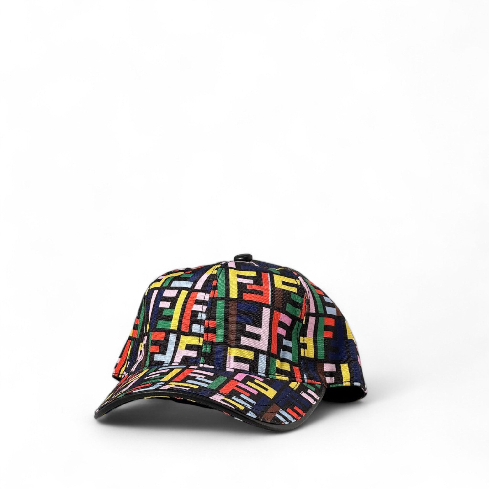 🎨 Fendi-Inspired Multicolor FF Cap – Bold, Bright & Iconic 🧢✨