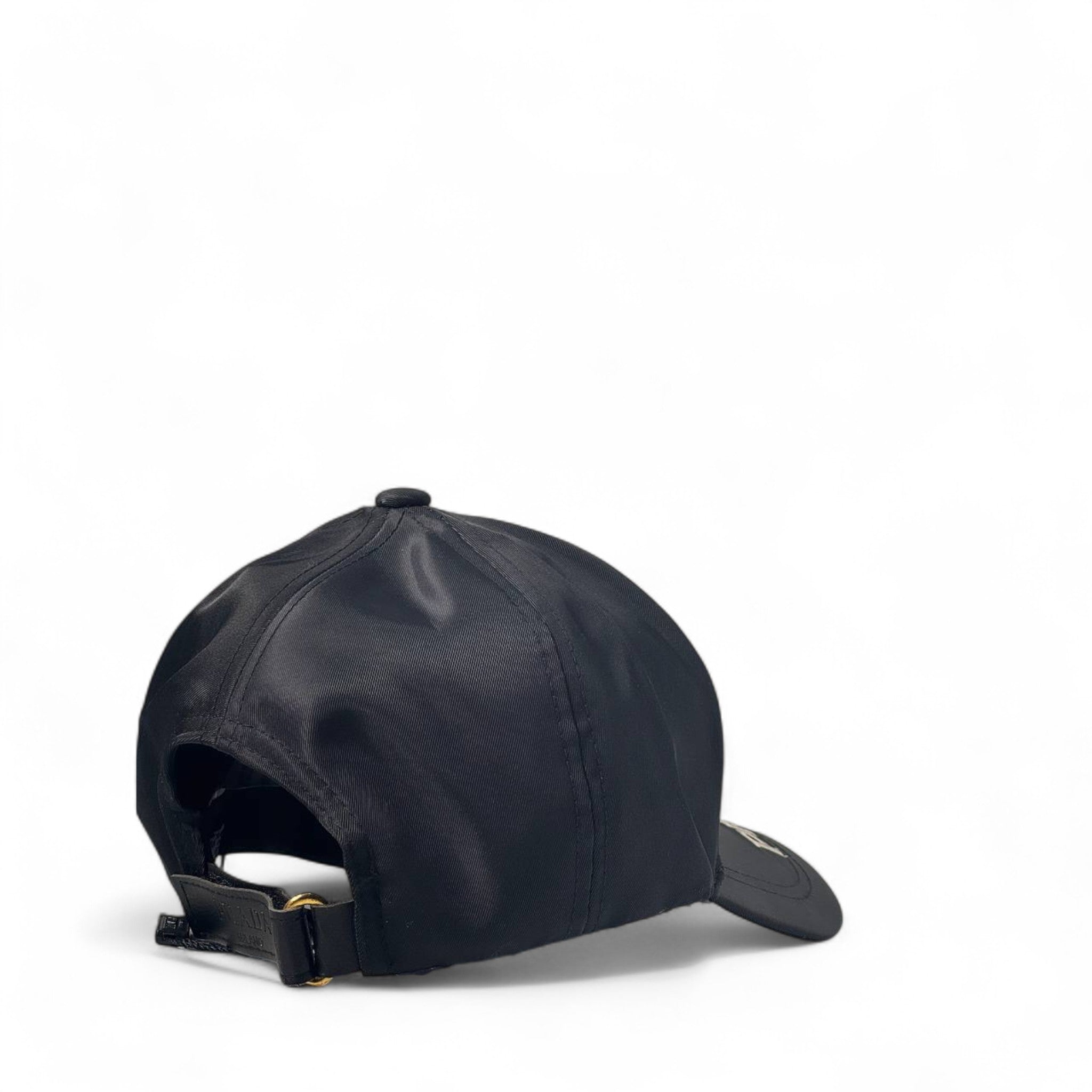 Prada-Inspired Black Satin Cap – Iconic Elegance with Street Cred