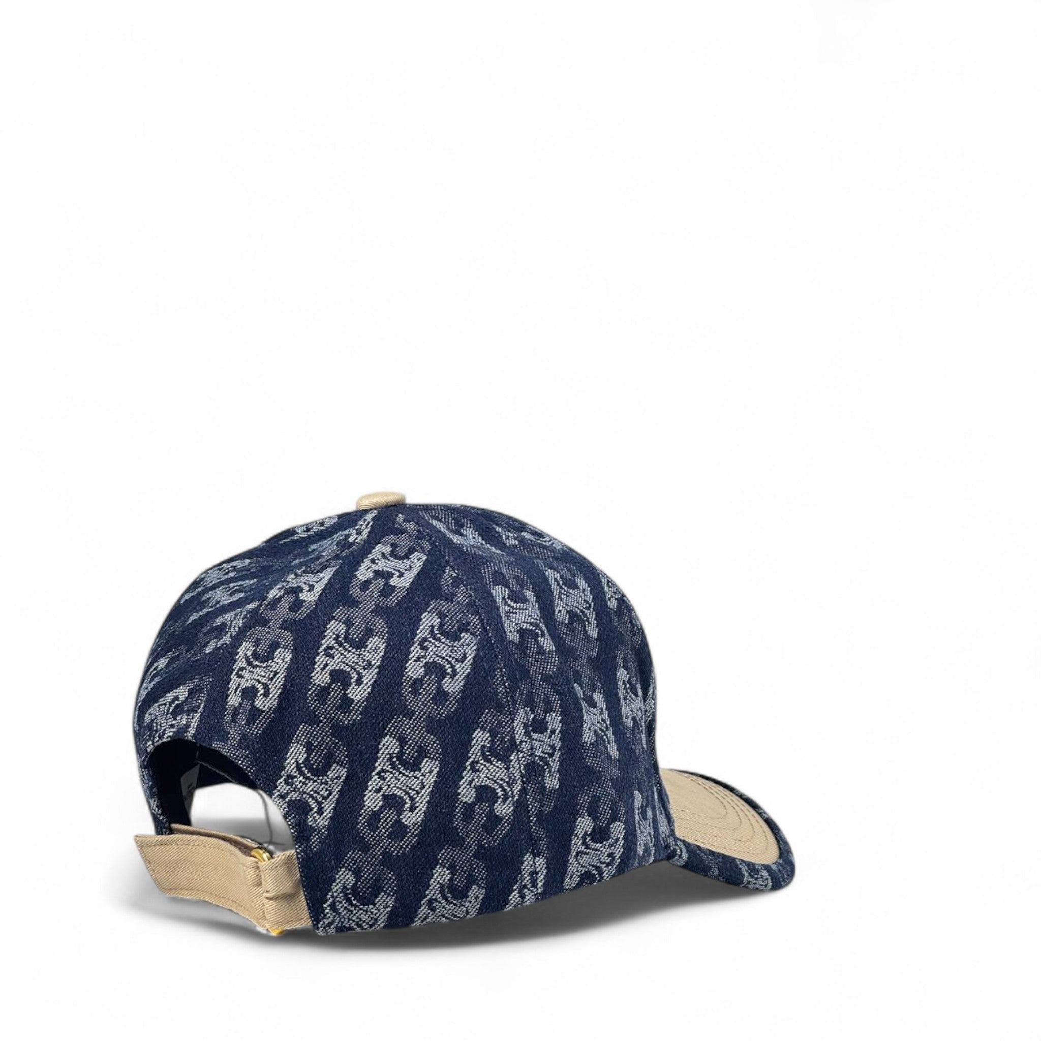 🧢 CELINE-Inspired Denim Monogram Cap – Retro Cool with Modern Edge 💙✨