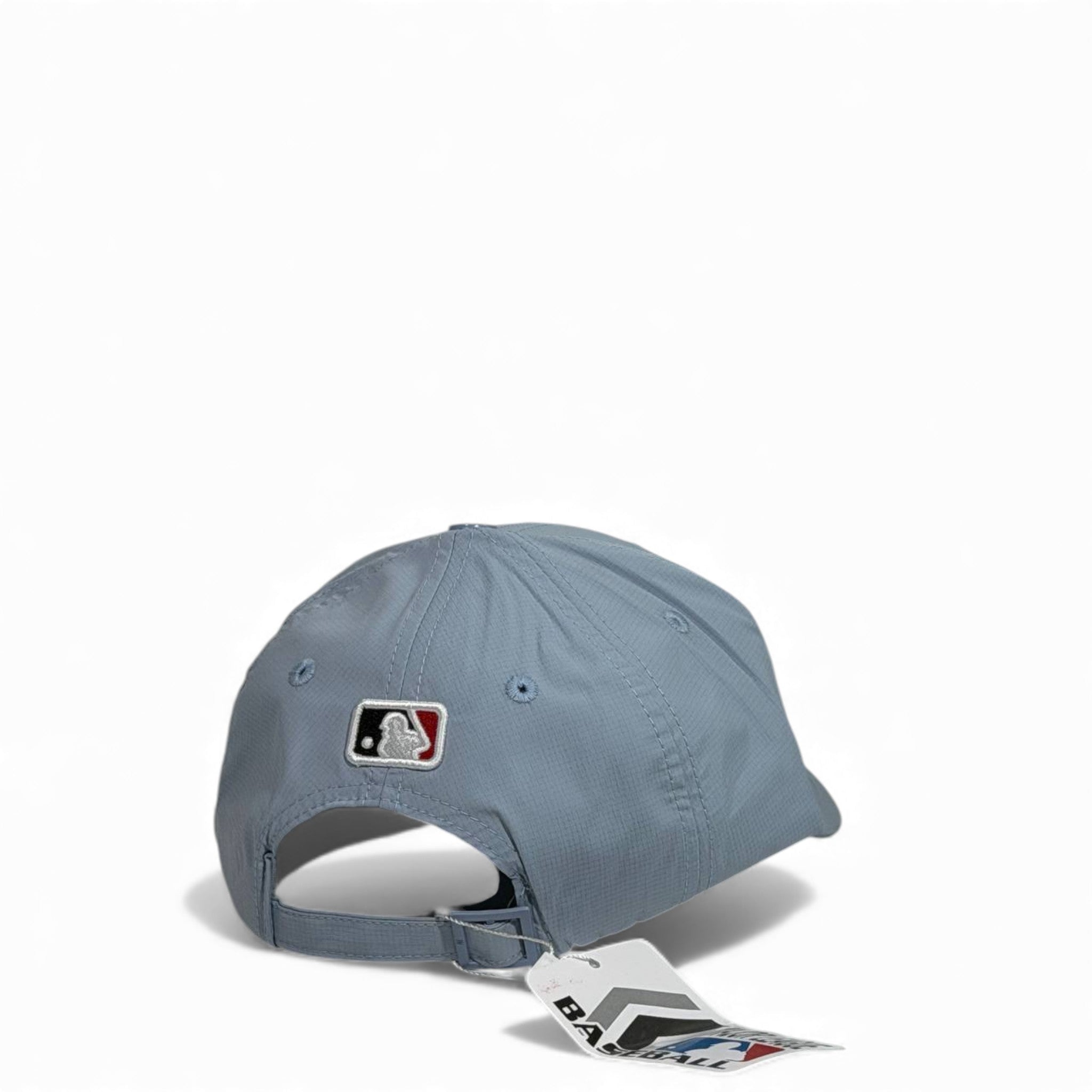 🧢 New York Yankees Sky Blue Gloss Logo Cap – Premium Edition