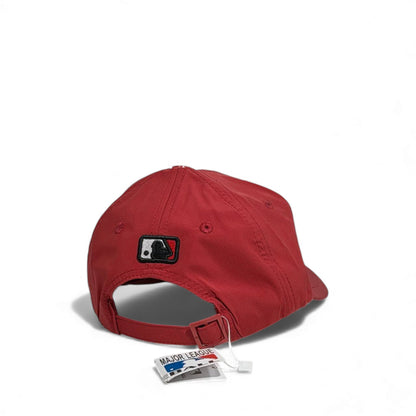 🧢 New York Yankees Red Gloss Logo Cap – Bold Premium Edition