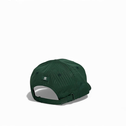 🧢 adidas Forest Green Shadow Pattern Cap – Trefoil Minimal Edition