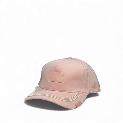 🧢 Calvin Klein Blush Pink Minimal Logo Cap – Soft Luxe Edition