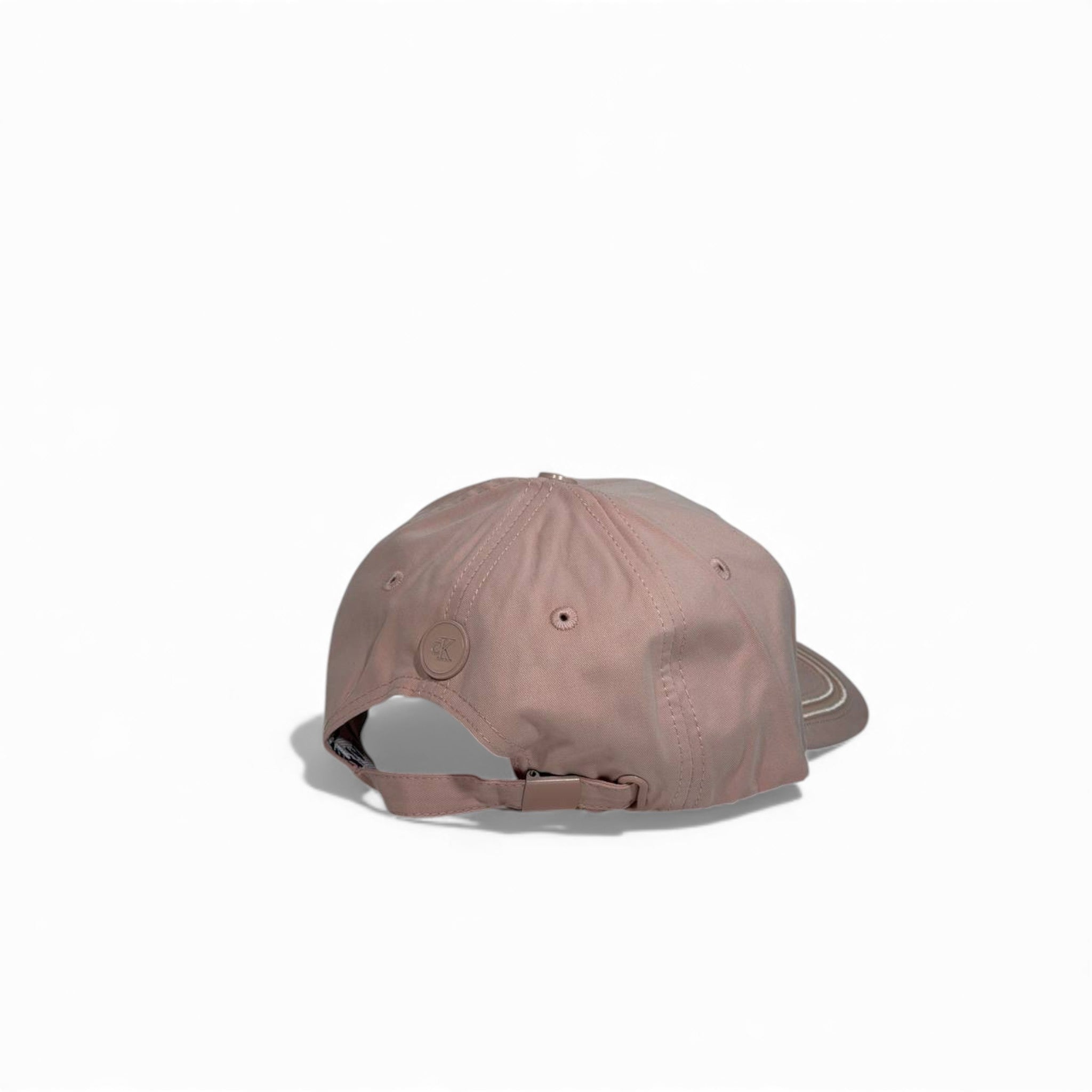 🧢 Calvin Klein Blush Pink Minimal Logo Cap – Soft Luxe Edition