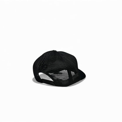 🧢 Dolce & Gabbana Black Milano Patch Cap – Luxury Mesh Edition