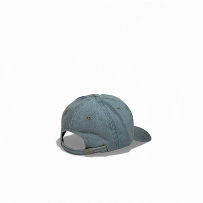 🧢 Calvin Klein Jeans Light-Wash Denim Cap – Clean Casual Style
