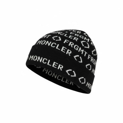 🖤 Moncler x FRGMT All-Over Logo Beanie – Limited Edition Luxury Winter Hat ❄️🔥