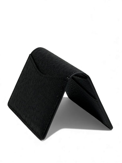 Louis Vuitton Taiga Black Leather Card Holder Wallet ✨ | Sleek Minimalist Luxury