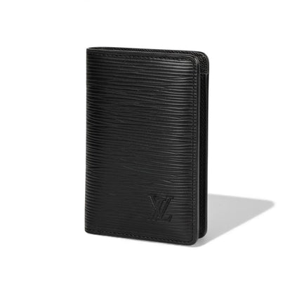 Louis Vuitton Epi Leather Wallet – Black ✨ | Premium Textured Leather | Minimal LV Embossed Design