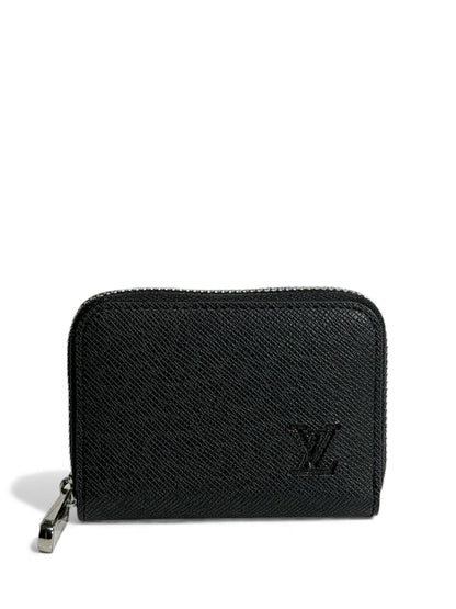 Louis Vuitton Zippy Coin Wallet – Black ✨ | Compact Luxury | Premium Textured Leather