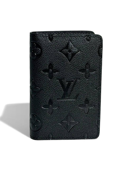 Louis Vuitton Monogram Shadow Wallet – Black Embossed Leather 🖤✨ | Premium Compact Men’s Wallet