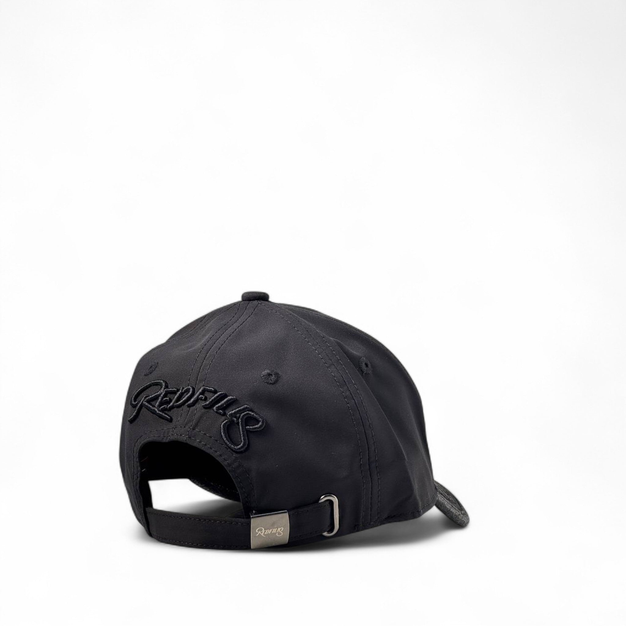 🧢 Redfills All-Black Gloss Drop Cap – Subtle Shine, Total Impact