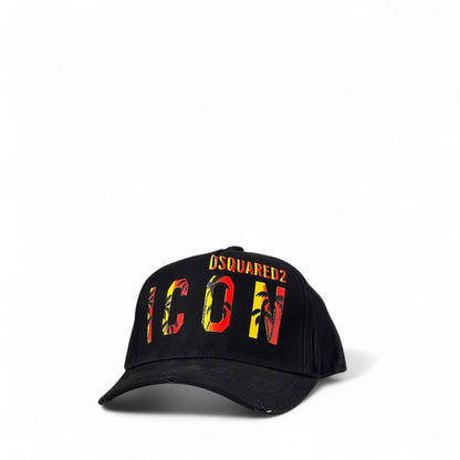 🌴 DSQUARED2 ICON Cap – Sunset Palm Print Edition 🌅