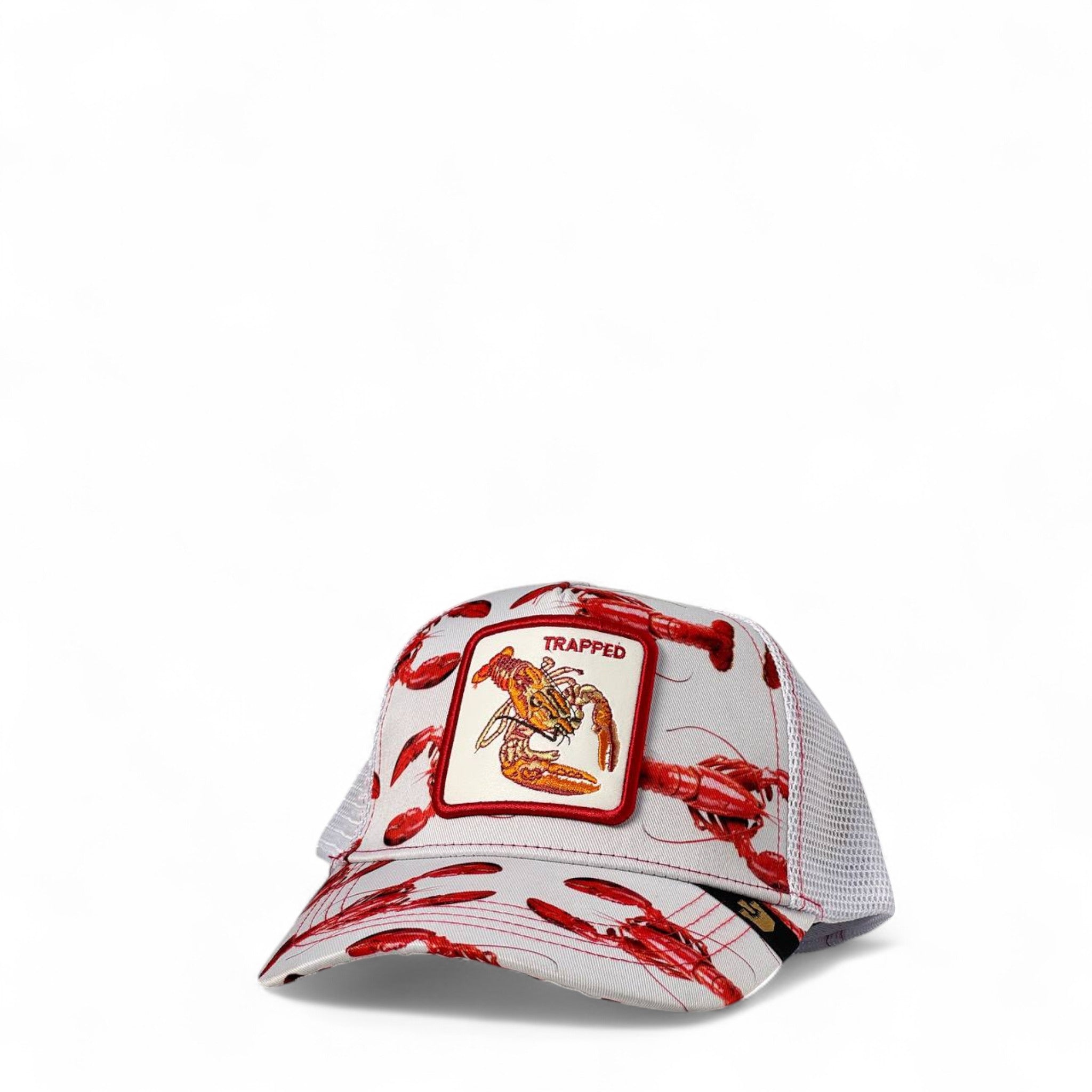 🦞 Goorin Bros. “Trapped” Lobster Trucker Hat – Quirky Coastal Statement Cap