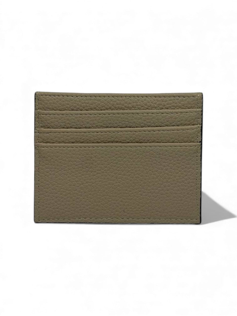🔥 Hermès-Inspired Beige Leather Card Holder – Perforated H Edition 🔥