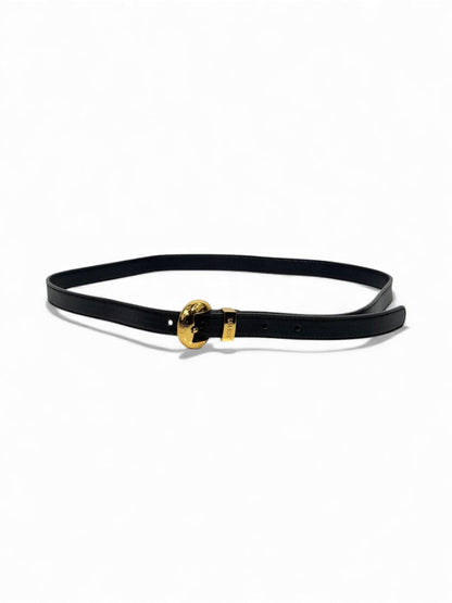 ✨ LOEWE-Inspired Slim Leather Belt – 110cm ✨