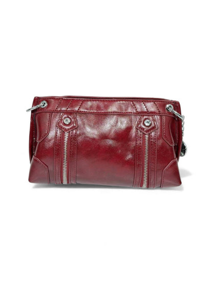 🔥 Zadig & Voltaire Rock Crossbody – Burgundy Edition 🎸❤️