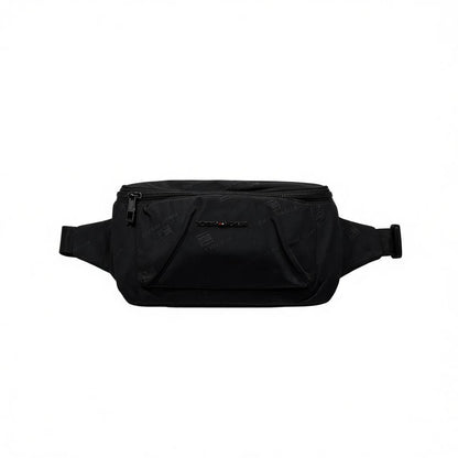 Tommy Hilfiger Black Waist Bag 🎒🖤 | Signature TH Monogram Crossbody