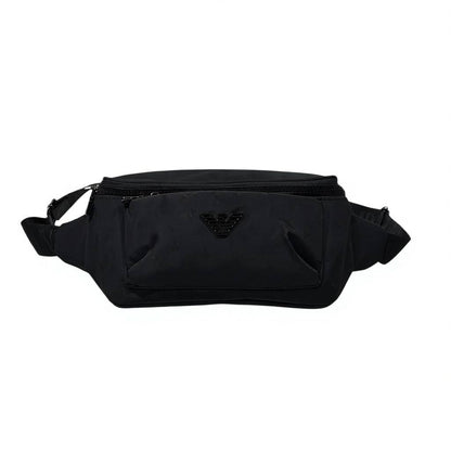 Emporio Armani Black Belt Bag – Sleek, Modern & Travel-Ready 🎒✨