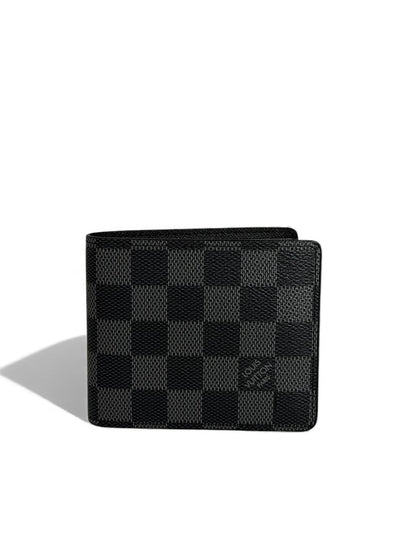Louis Vuitton Damier Graphite Bifold Wallet 🖤⚫ | Classic Checkered Luxury Wallet