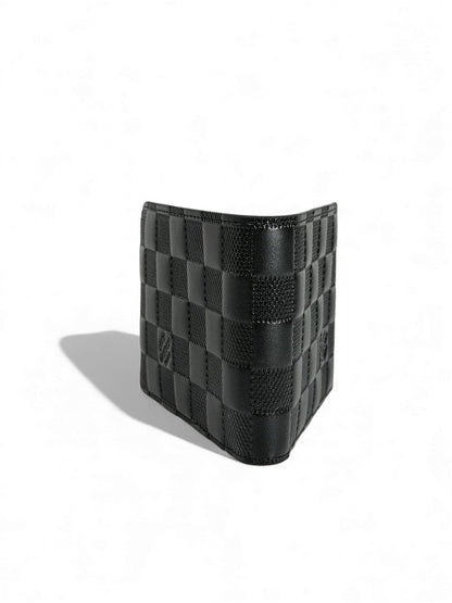 Louis Vuitton Damier Graphite Blackout Bifold Wallet 🖤✨ | All-Black Checkered Luxury Wallet
