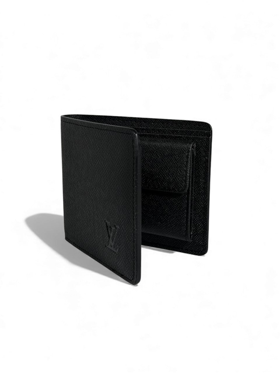 Louis Vuitton Taiga Black Leather Bifold Wallet 🖤✨ | Minimal Luxury Wallet