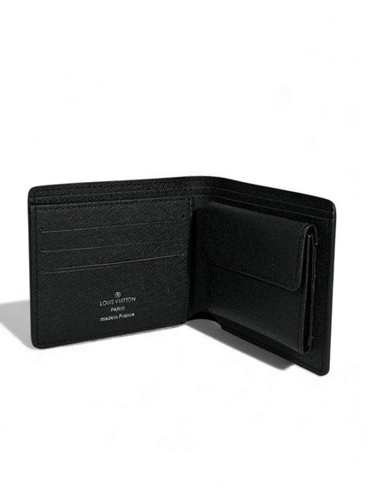 Louis Vuitton Epi Leather Black Bifold Wallet 🖤✨ | Textured Luxury Wallet