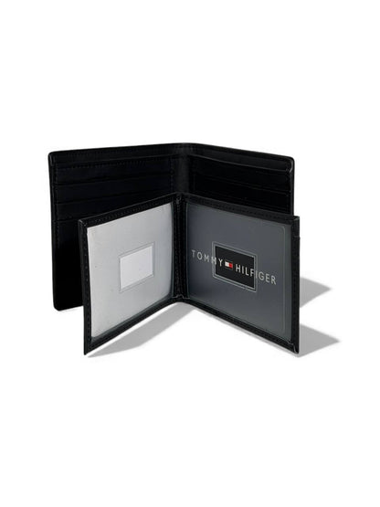 Tommy Hilfiger x Mercedes-Benz Black Leather Wallet – Premium Edition 🚗🖤