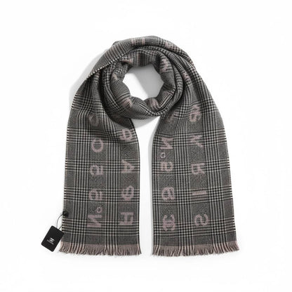 🖤 Chanel Signature Monogram Wool Scarf – Luxury Winter Icon 🧣✨