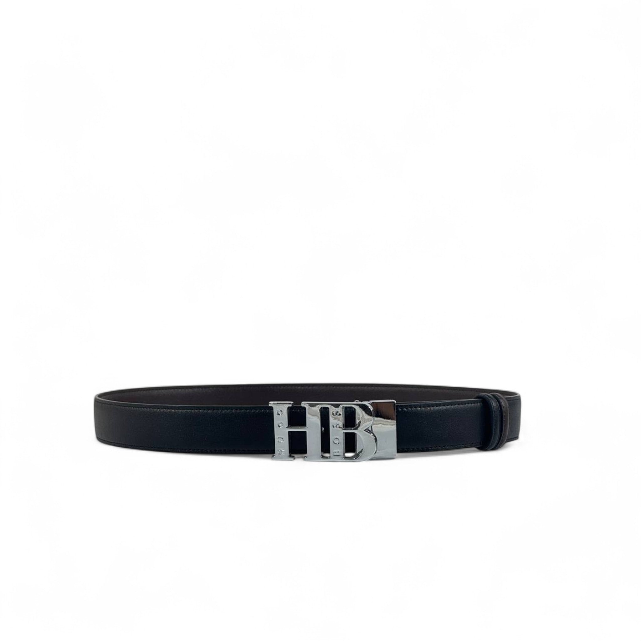 🖤 Hugo Boss HB Buckle Leather Belt – Black | 115cm