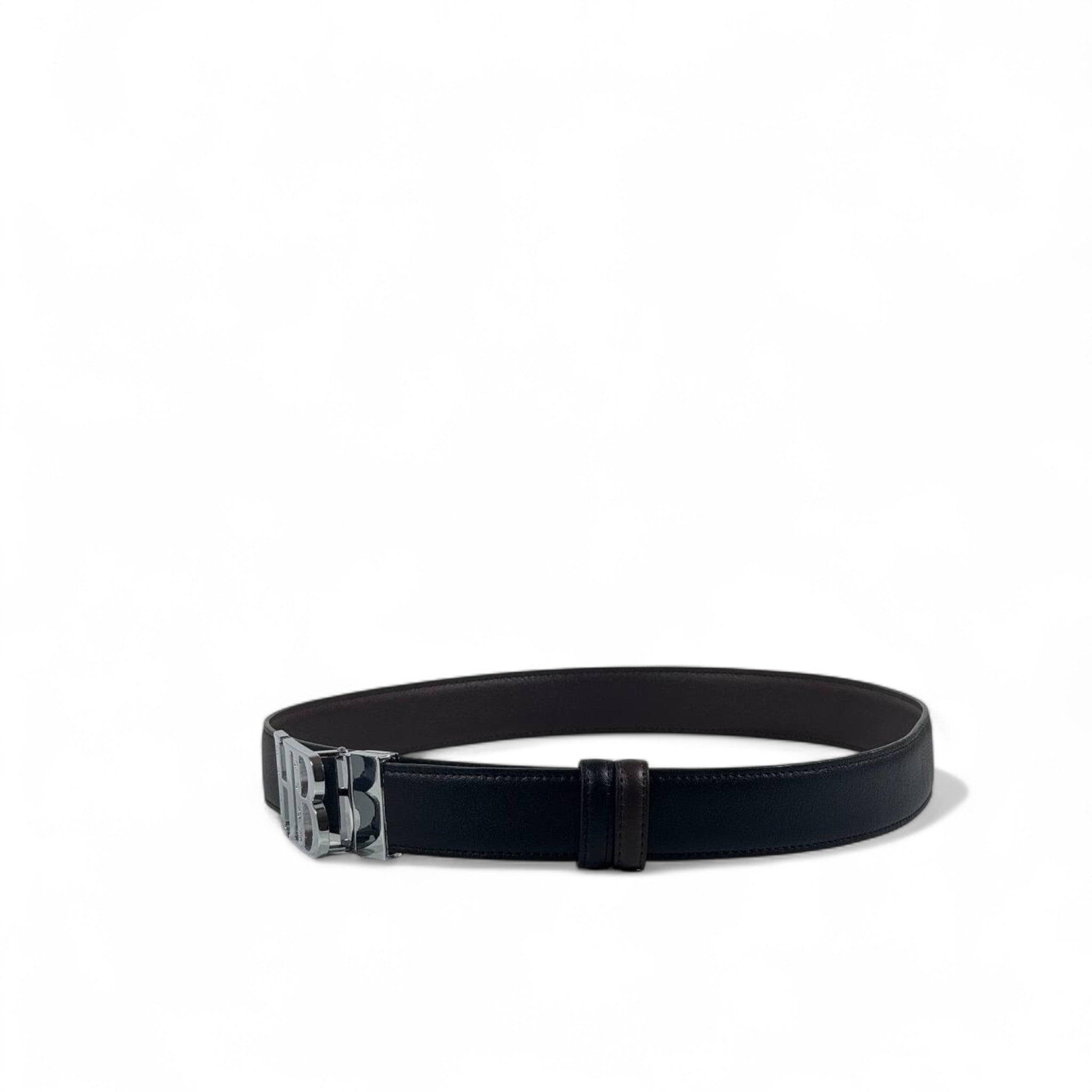 🖤 Hugo Boss HB Buckle Leather Belt – Black | 115cm