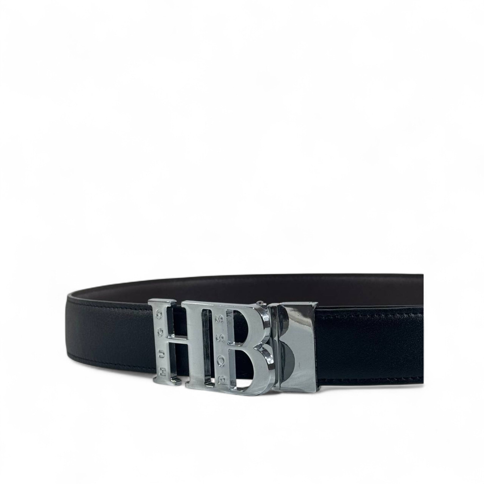 🖤 Hugo Boss HB Buckle Leather Belt – Black | 115cm