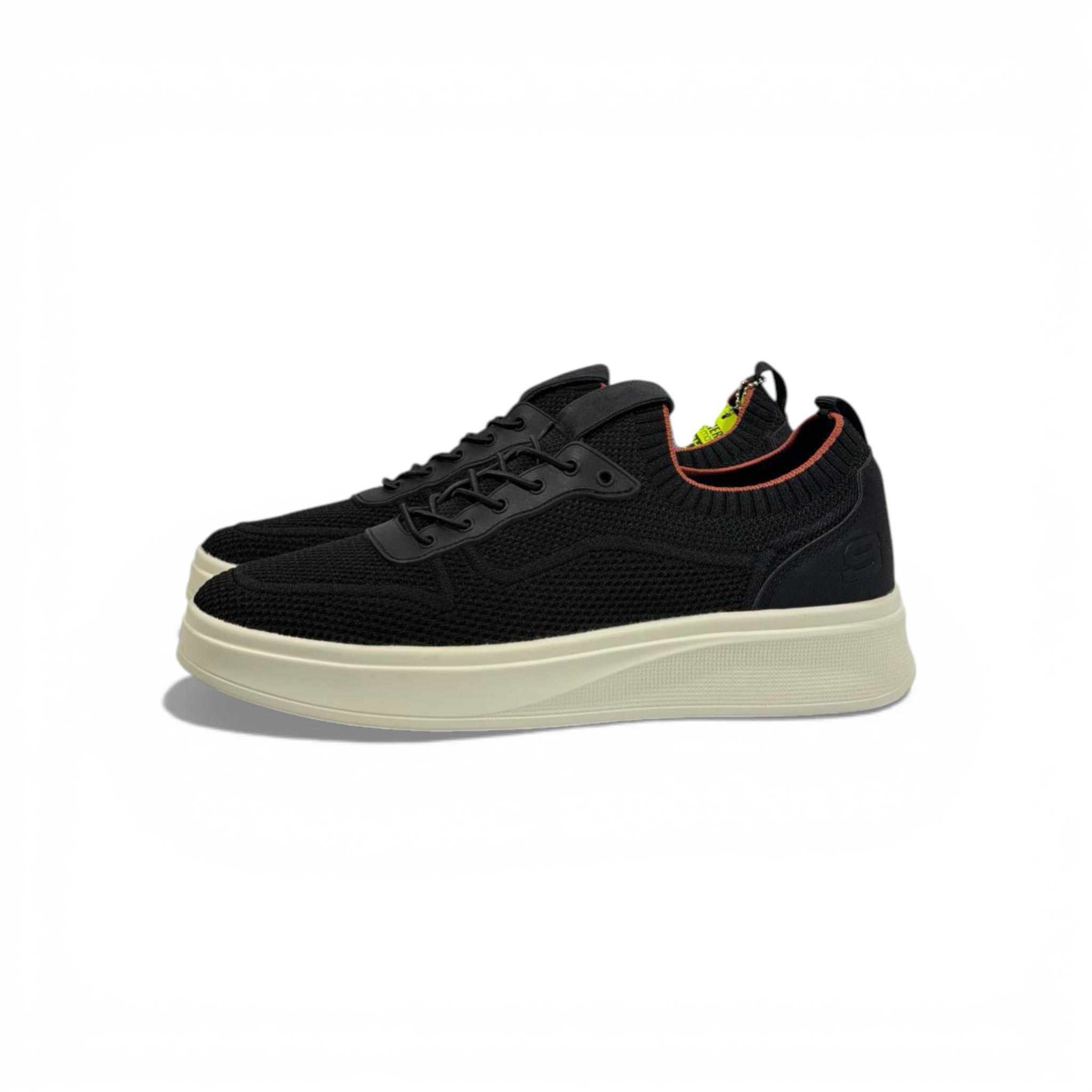 Skechers Knit Comfort Sneakers – Black Lightweight Walking Shoes 👟🖤 | Breathable Everyday Trainers