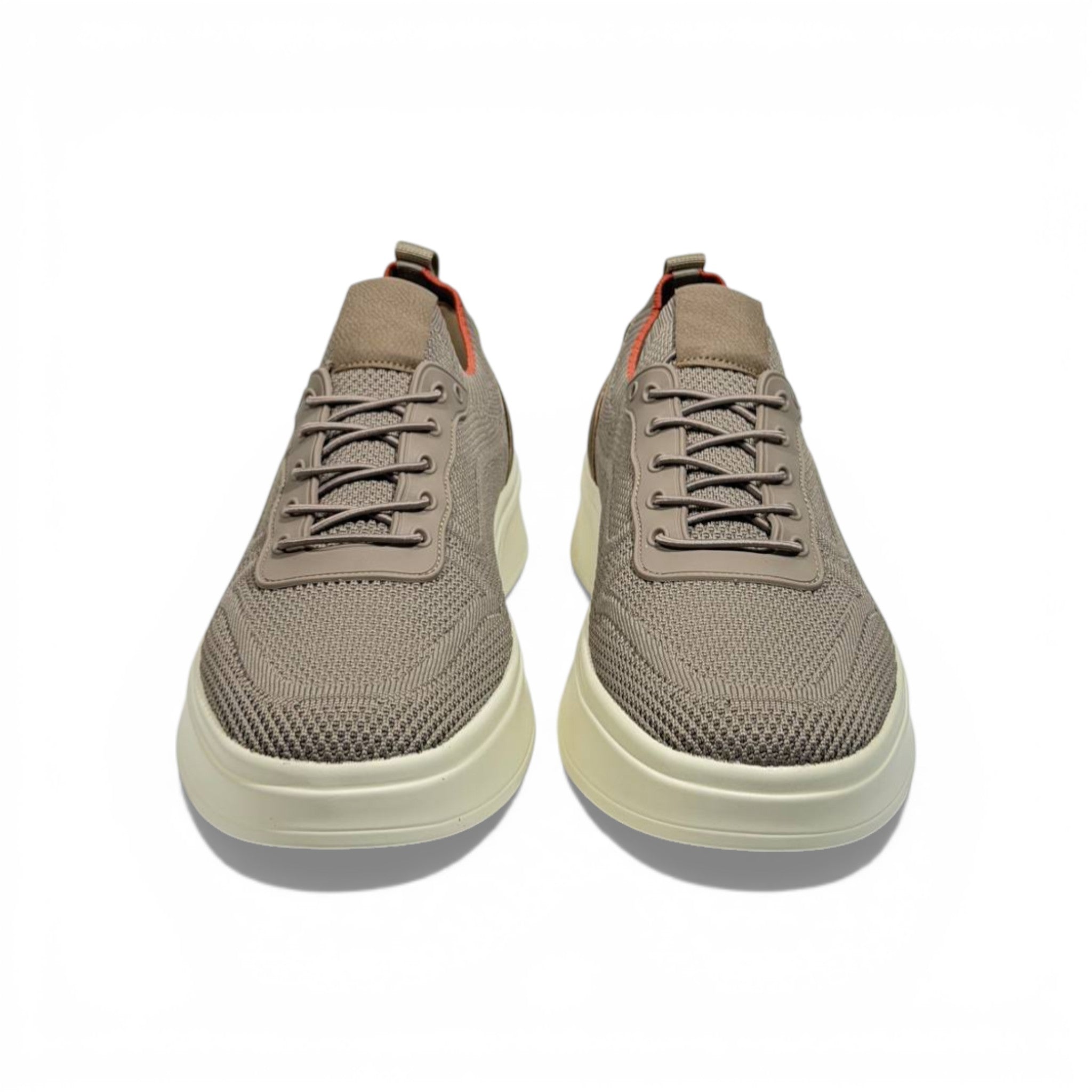 Skechers Knit Comfort Sneakers – Taupe Lightweight Walking Shoes 👟✨ | Breathable Casual Trainers